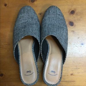 GAP tweed mules